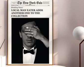 New York Times Style Print – Local Man Eater (Digital Download)