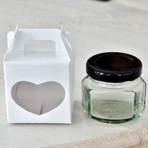 Jar with Custom Fitted Heart Box