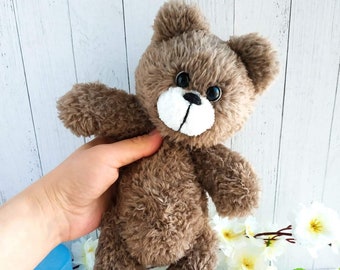 PATRON au crochet pour un ours en peluche modèle pdf (anglais) Ours en pyjama au crochet Modèle jouet au crochet Souvenir d'animaux Cadeau de Noël