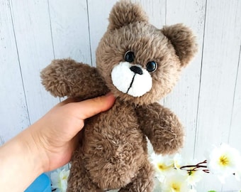 Häkelanleitung für einen TEDDY (englisch) Häkelbär im Pyjama, Häkelanleitung, Häkelanleitung für Plüschtiere, Souvenir Tiere, Weihnachtsgeschenk