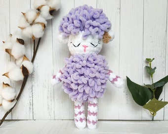 GRATUIT CROCHET PATTERN Mouton Amigurumi tutoriel pdf en anglais, cadeau de Noël, modèle de mouton mignon, agneau en peluche et modèle de jouets au crochet