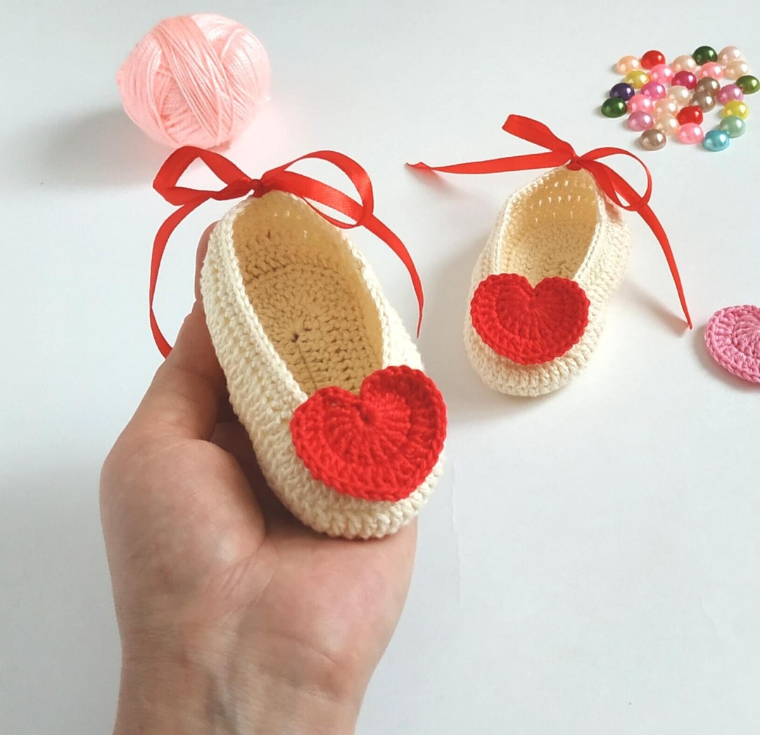 Baby Ballet Shoes Free Crochet Pattern, 3 Sizes Baby Booty Pattern