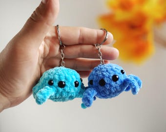 No Sew SPIDER CROCHET PATTERN - Easy Free tutorial Halloween Decorations for Beginners, Spider Keychain, Crochet Small Spider Amigurumi