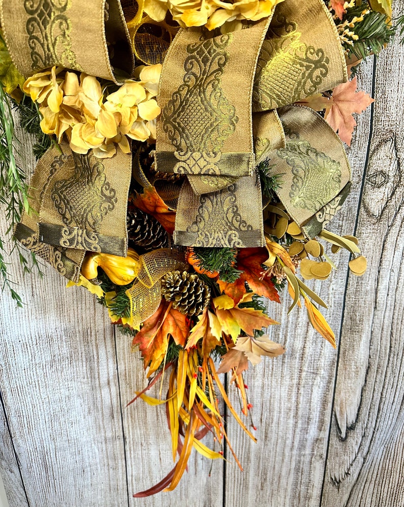 Fall Wreath Fall Door Front Door Wreath Fall Housewarming Gift