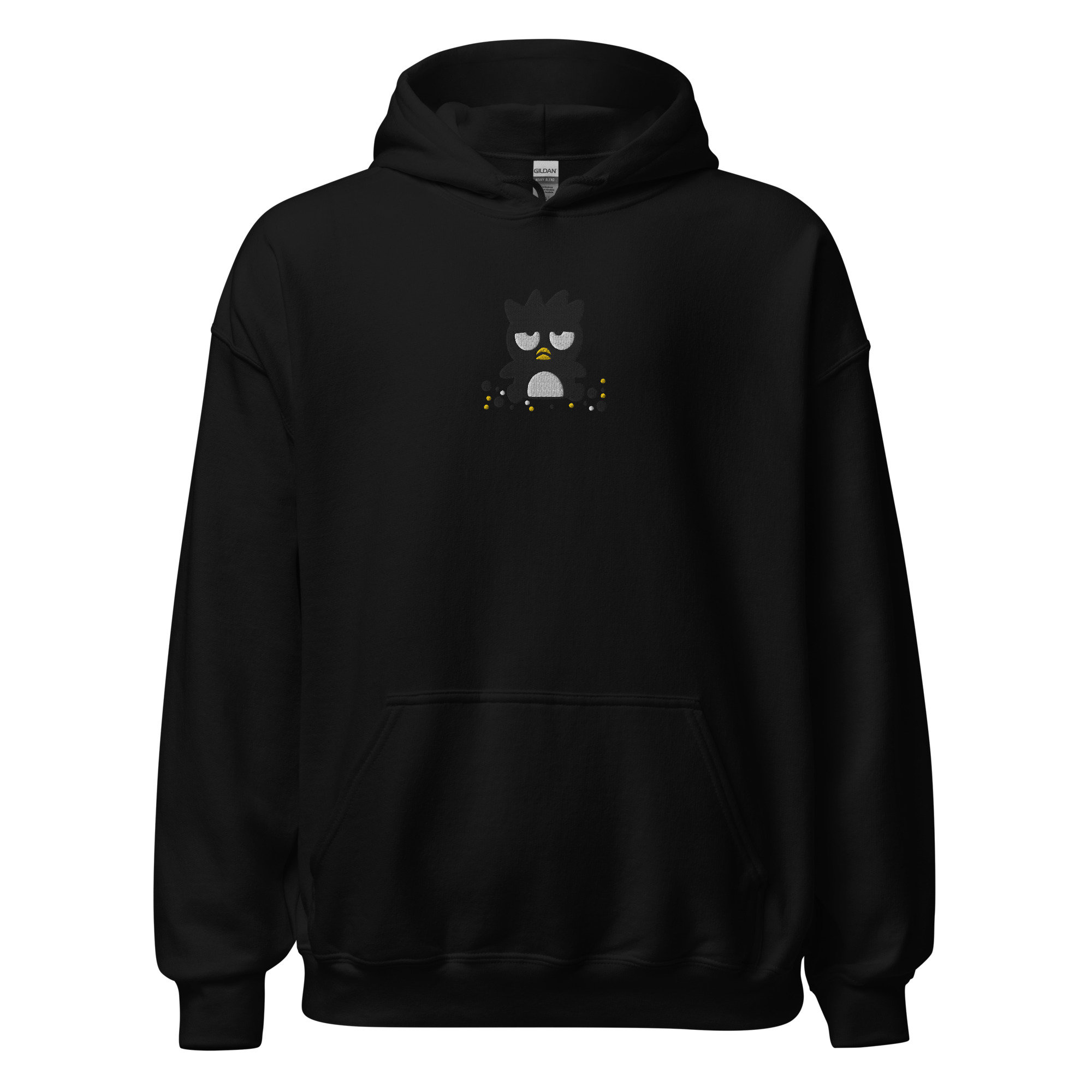 Embroidery Sanrio Hoodie, Bad Badtz-maru Hoodie, Kawaii Embroidered Hoodie