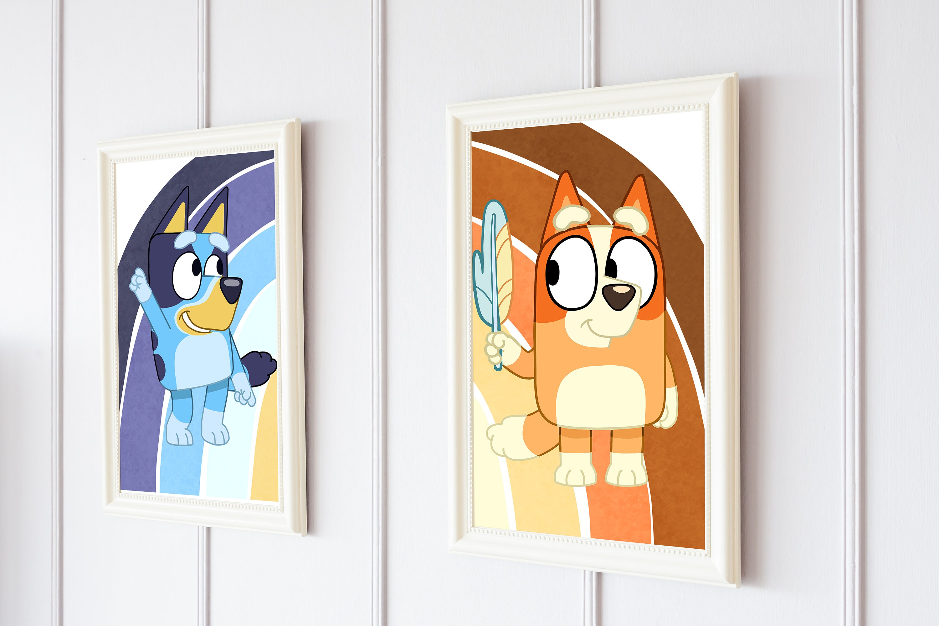 Bluey Nursery Decor Custom Made. Poster Image Picture for Etsy UK