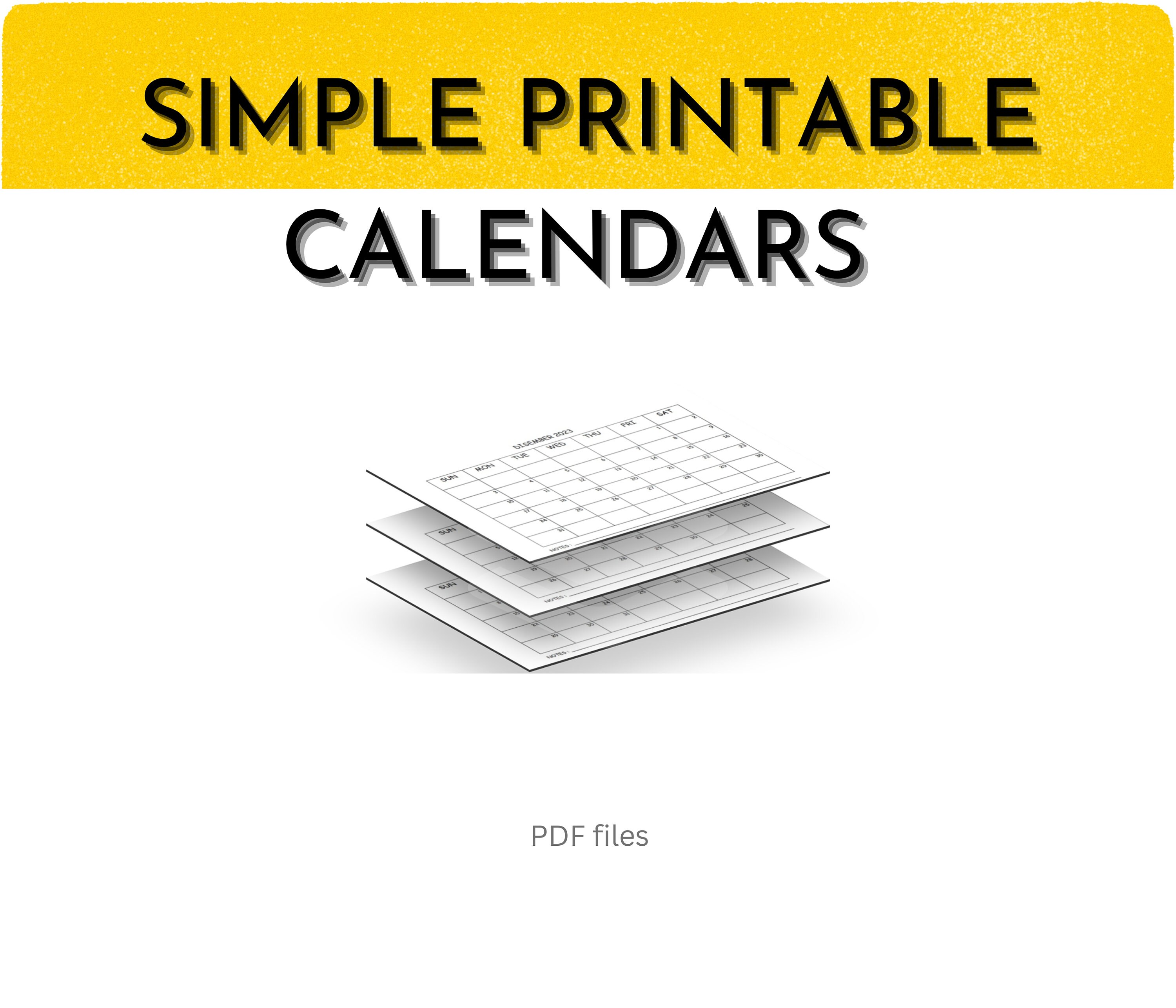 simple-calendar-2023-printable-and-editable-planner-etsy-australia