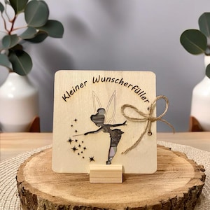 Kleiner Wunscherfüller - Fee - aus Holz