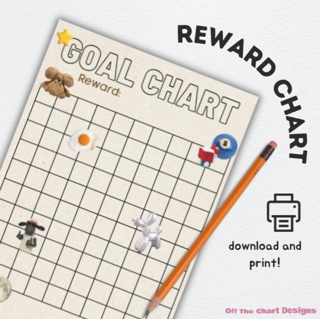 Reward Chart, Kids, Teen, Teenager, Chart, Goals, Printable, Daily ...