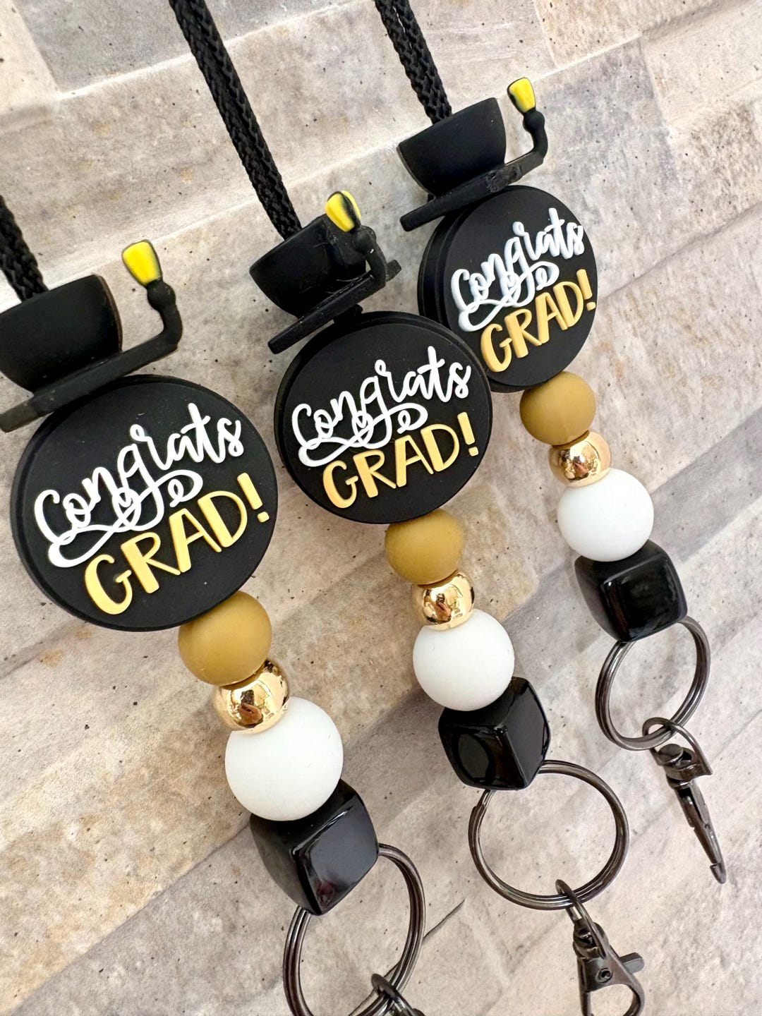 GRADUATE Badge Holder, ID Card Holder With Breakaway Clasp Lanyard and ...