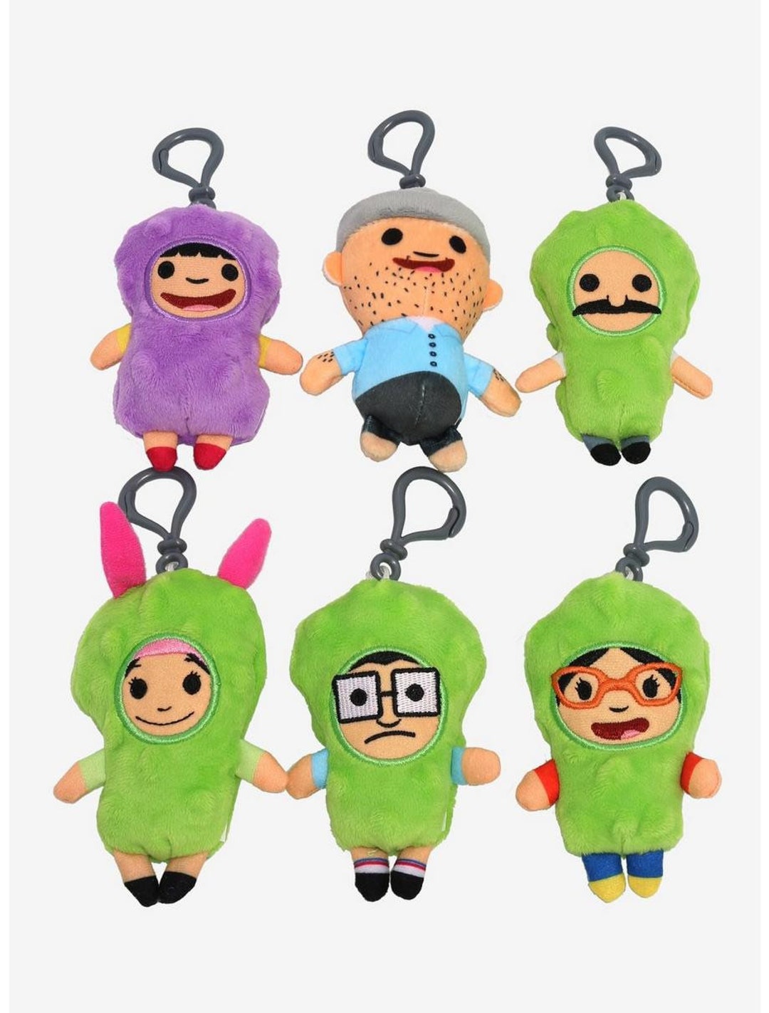 Bobs Burgers Plush Danglers Backpack Charms Pickle Costume Accessories