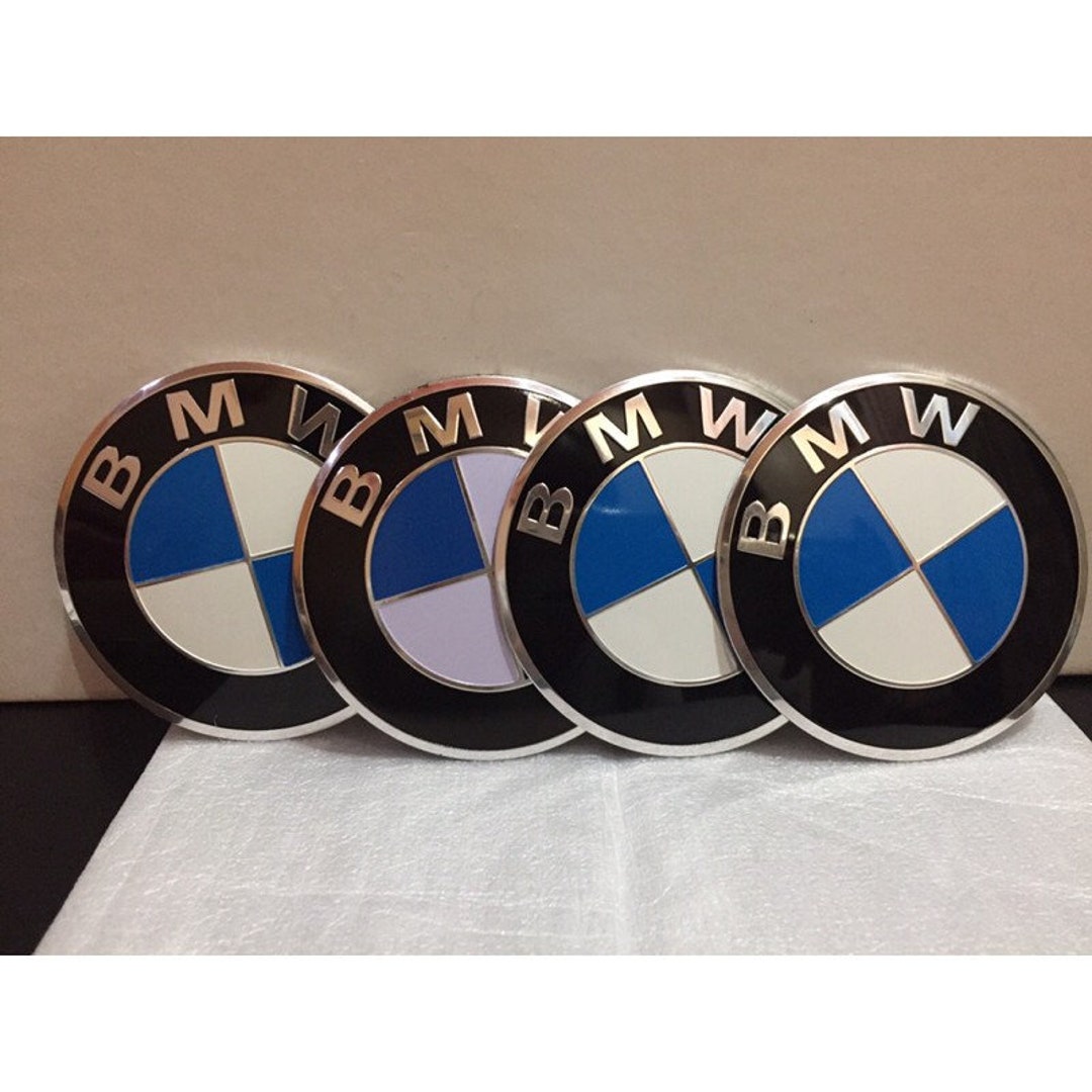 4x 65mm Bmws Wheel Centre Cap Stickers Hub Alloy Caps Blue Etsy