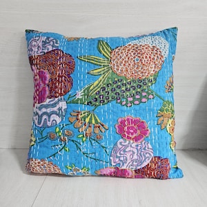 Oreiller kilim, housse à motifs floraux, housse de coussin cadeau, taie d&#39;oreiller personnalisée, coussin décoration d&#39;intérieur, toutes les tailles d&#39;oreiller, taie d&#39;oreiller à motif