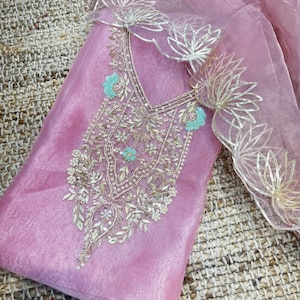 Party Wear Designer Salwar Kameez With Dupatta Embroidery Work Shalwar Kameez Set 3 Piece Pakistani Dress Bollywood Dress Custom Size