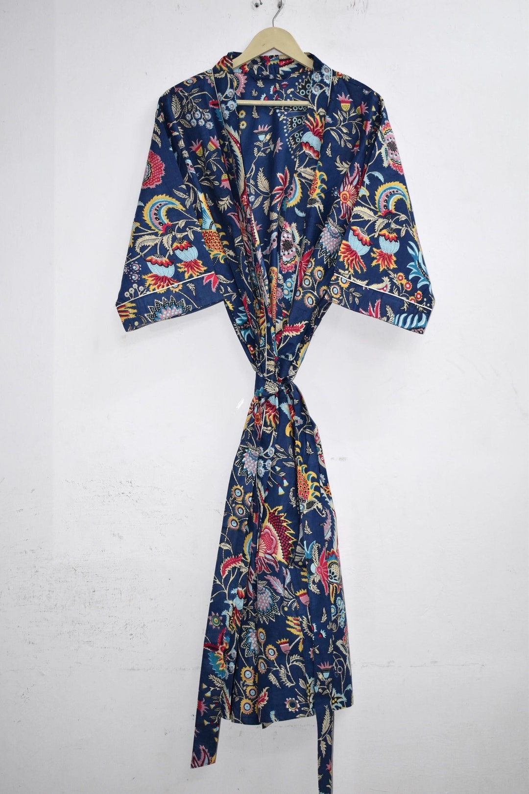 Thinner Ripon Robe Summer Cotton Bathrobe | Thin Waffle Knit Dressing Gown | Bridal Party ...