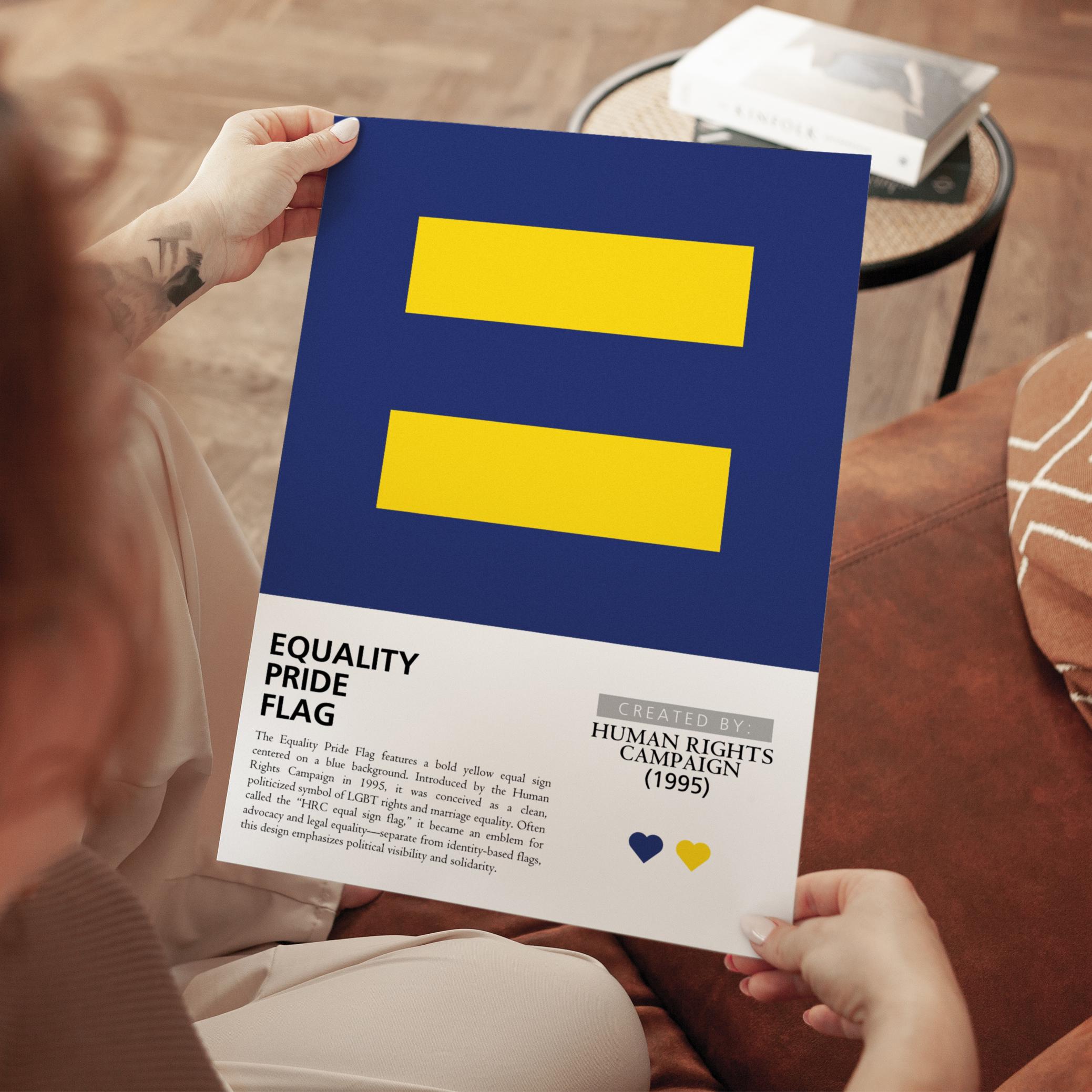 Equal Human Rights Pride Flag, Equality Flag Print, Equality Pride Flag ...