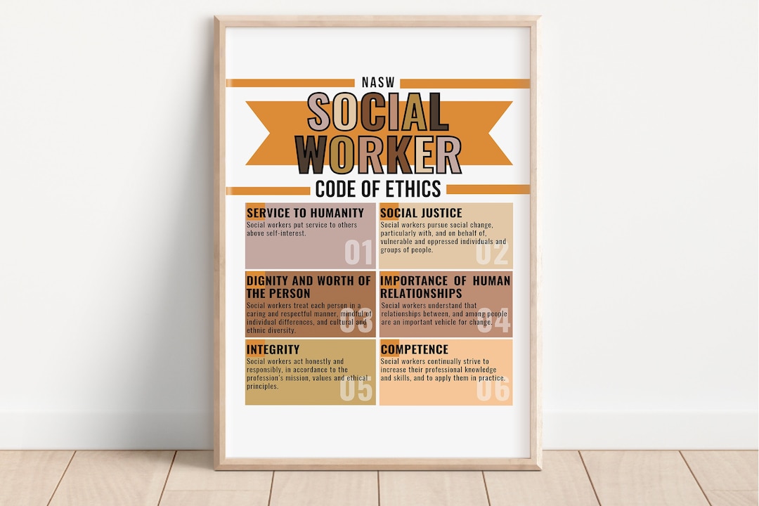 Social Worker Code of Ethics, Social Work Values, NASW Code of Ethics ...