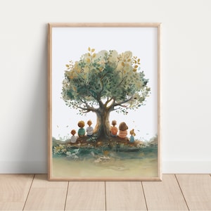 Póster de Rincón de la Calma, Decoración de Rincón de la Calma, Decoración de Oficina de Terapia, Decoración de Aula, Decoración de Oficina de Consejero Escolar, Póster Montessori