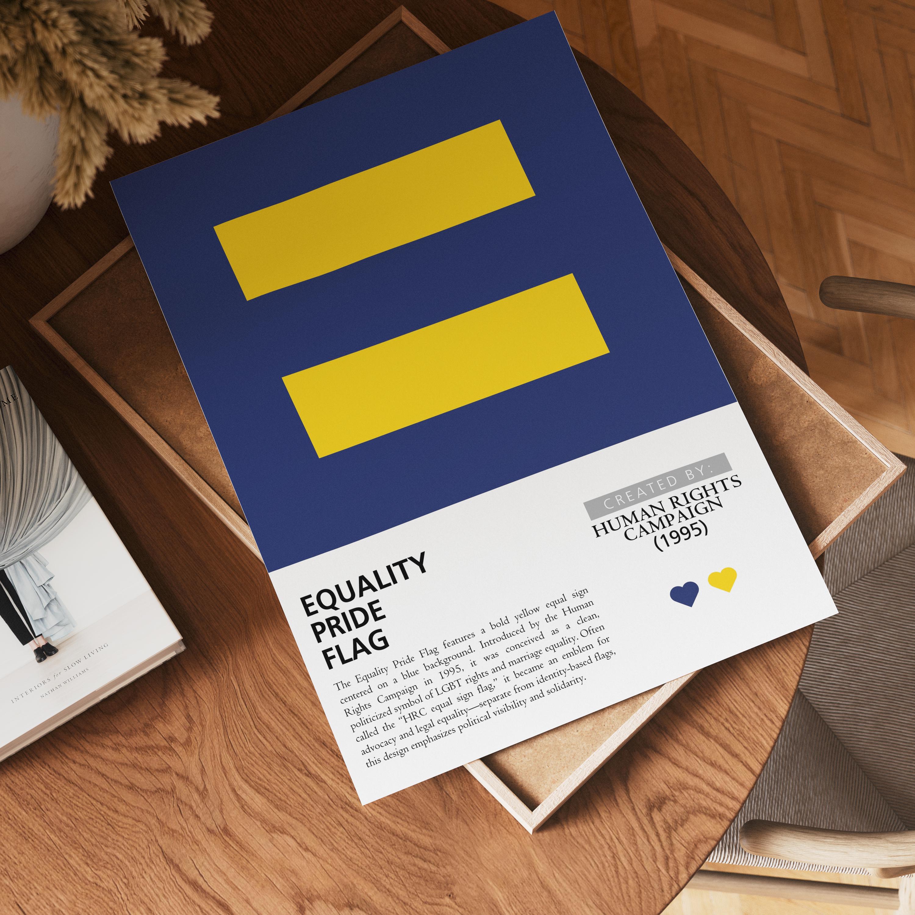 Equal Human Rights Pride Flag, Equality Flag Print, Equality Pride Flag ...