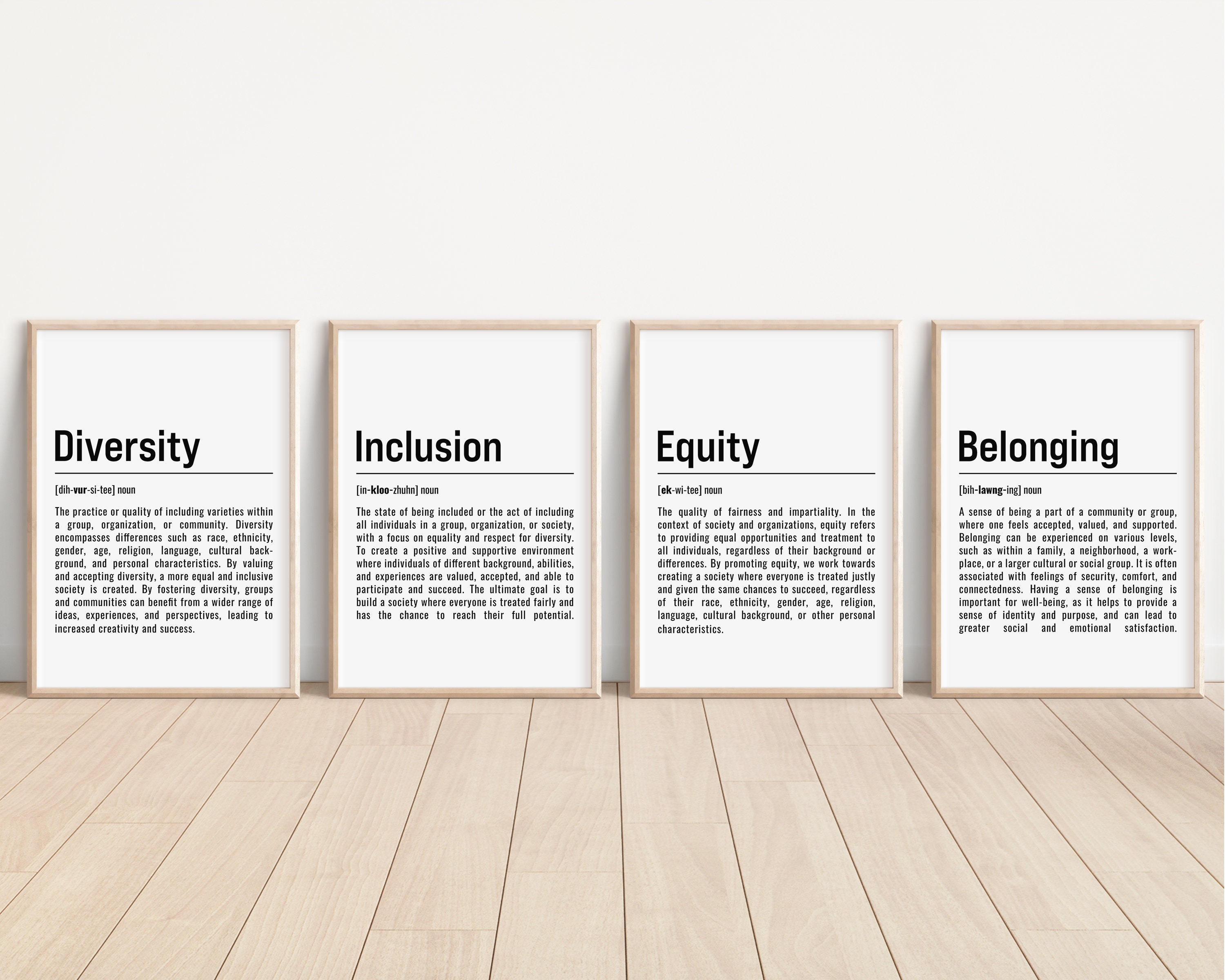 Racial Equality, Diversity Poster, DEIB Poster, Diversity Equity and ...