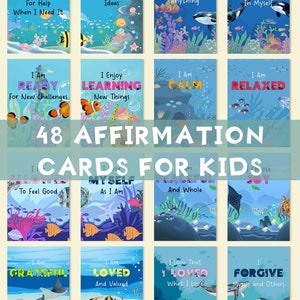 Cartes d'affirmation pour enfants, Cartes d'affirmation à imprimer, Cartes d'affirmation à imprimer, Cartes d'affirmation positive, Cartes d'affirmation imprimable