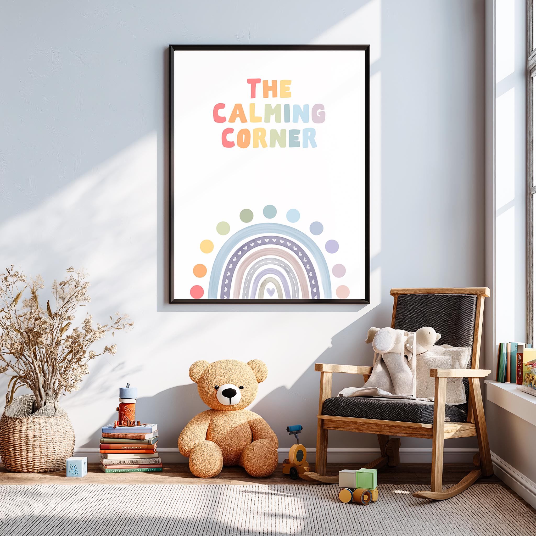 Calming Corner Poster, Counseling Office Decor, Classroom Decor Posters ...