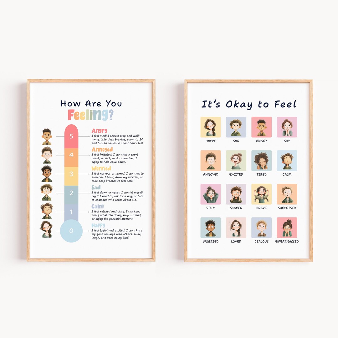 Rainbow Feelings Thermometer, Coping Skills, Calm Down Corner, Feelings ...