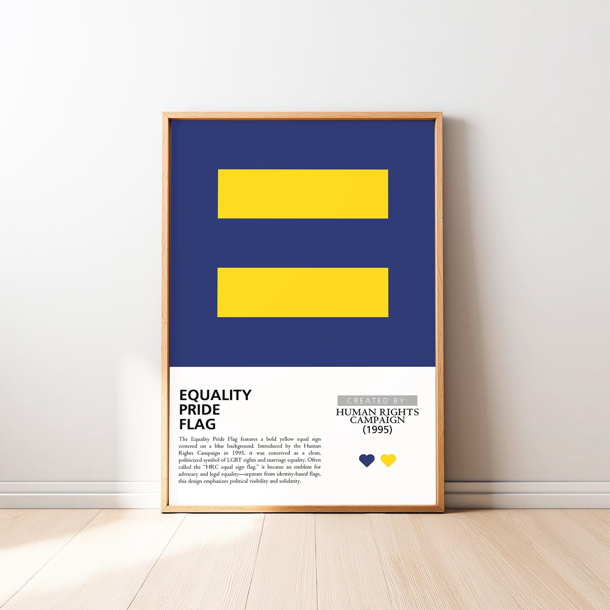 Equal Human Rights Pride Flag, Equality Flag Print, Equality Pride Flag ...