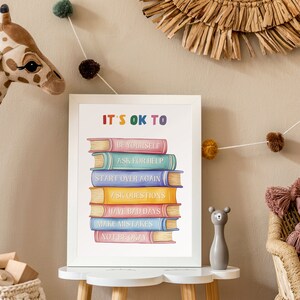 It's Okay to Be Not Okay Poster, Classroom Posters Be Yourself ...