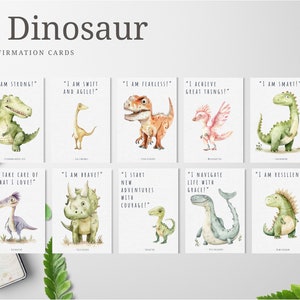 Tarjetas de Afirmación para Niños, Tarjetas de Afirmación Imprimibles, Juego de 30 Tarjetas de Afirmación para Niños, Descarga Digital,