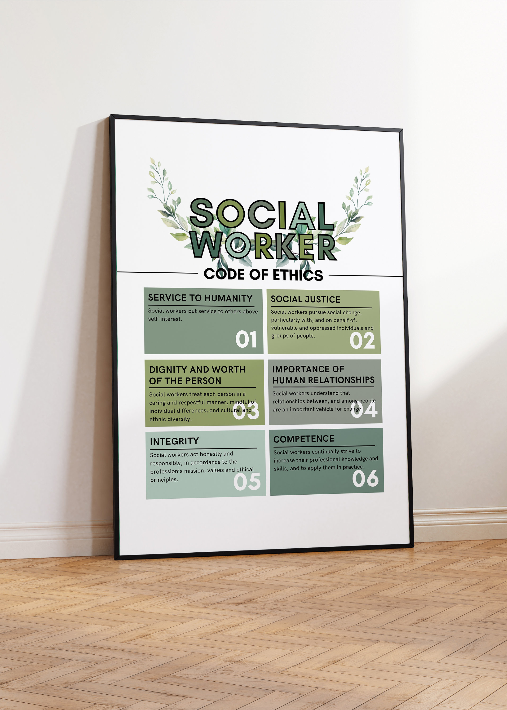 Social Worker Code of Ethics, Social Work Values, NASW Code of Ethics ...