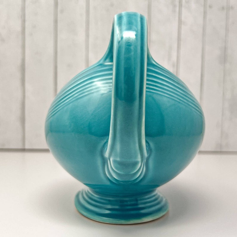 Vintage Fiesta Turquoise Sauce Boat Old Fiestaware Gravy Boat for