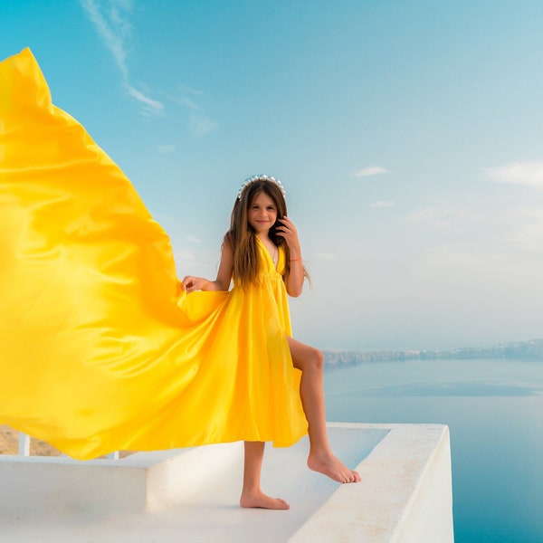 Robe volante pour enfant, Robe volante, Robe volante pour séance photo, Robe de photographie, Robe pour séance photo, Robe de mariée, Robe enfant