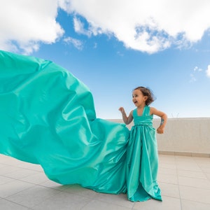 Flying Dress For Mom And Daughter, Flying Dress For Kids, Photography Dress, Photoshoot Dress, Wedding Dress, Flying Dress KIDS US women's letter