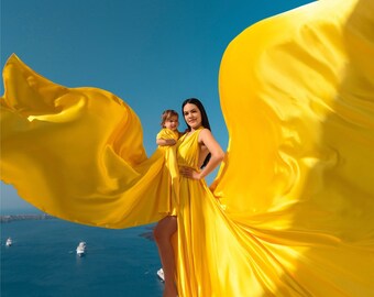 Flying Dress, Flying Dress For Mom And Daughter, Flying Dress For Photoshoot, Photography Dress, Photoshoot Dress, Wedding Dress