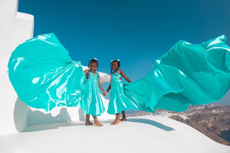 Flying Dress For Mom And Daughter, Flying Dress For Kids, Photography Dress, Photoshoot Dress, Wedding Dress, Flying Dress image 4