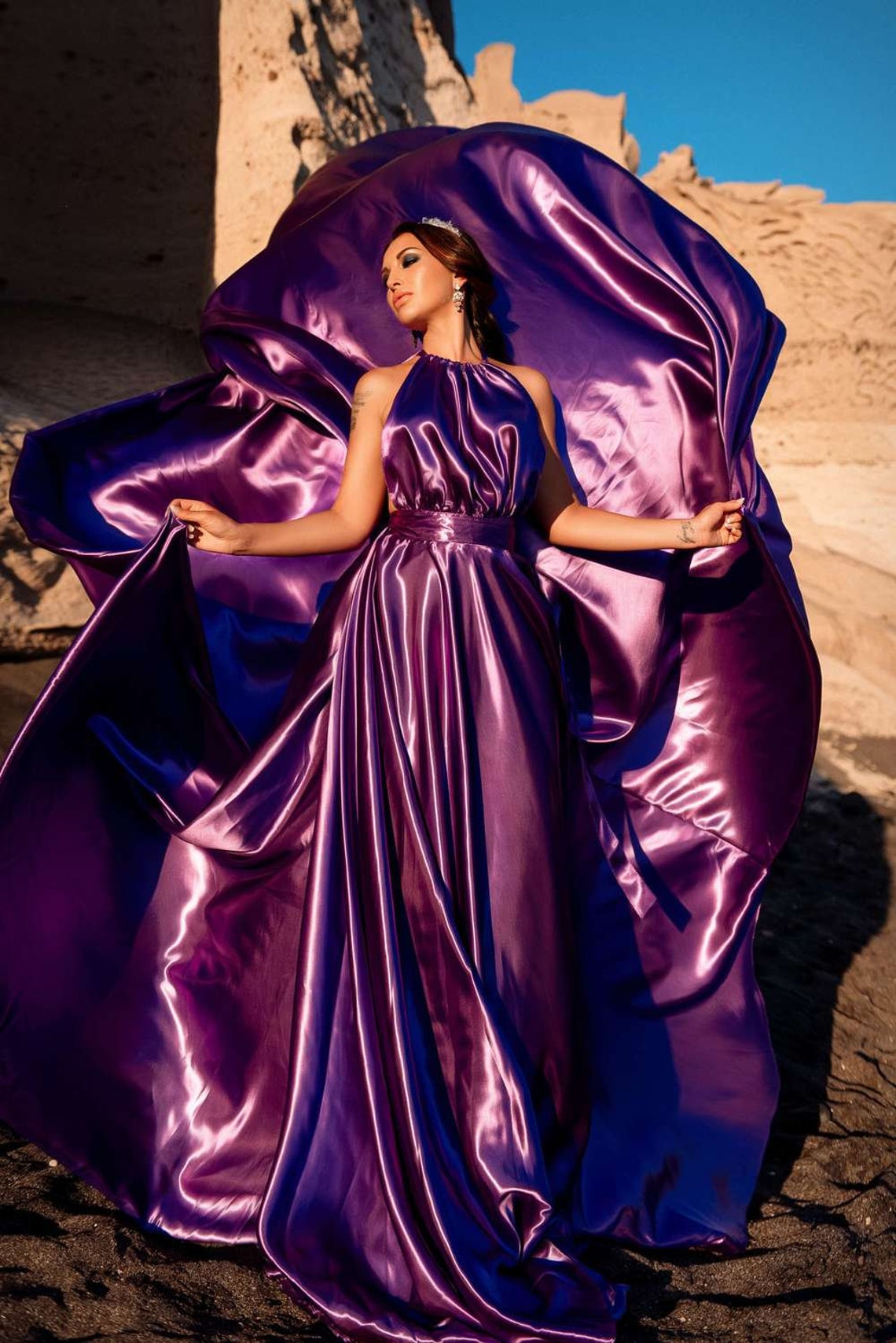 Halter Neck Photography Dress Flying Dress for Photoshoot Etsy