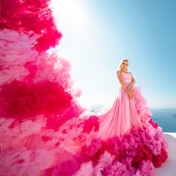 Tulle Dress For Photoshoot, Princess Dress, Birthday Dress For Photoshoot, Photography Dress, Flying Dress, Prom dress, Cloud dress