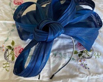 Fascinator - Royal Blue