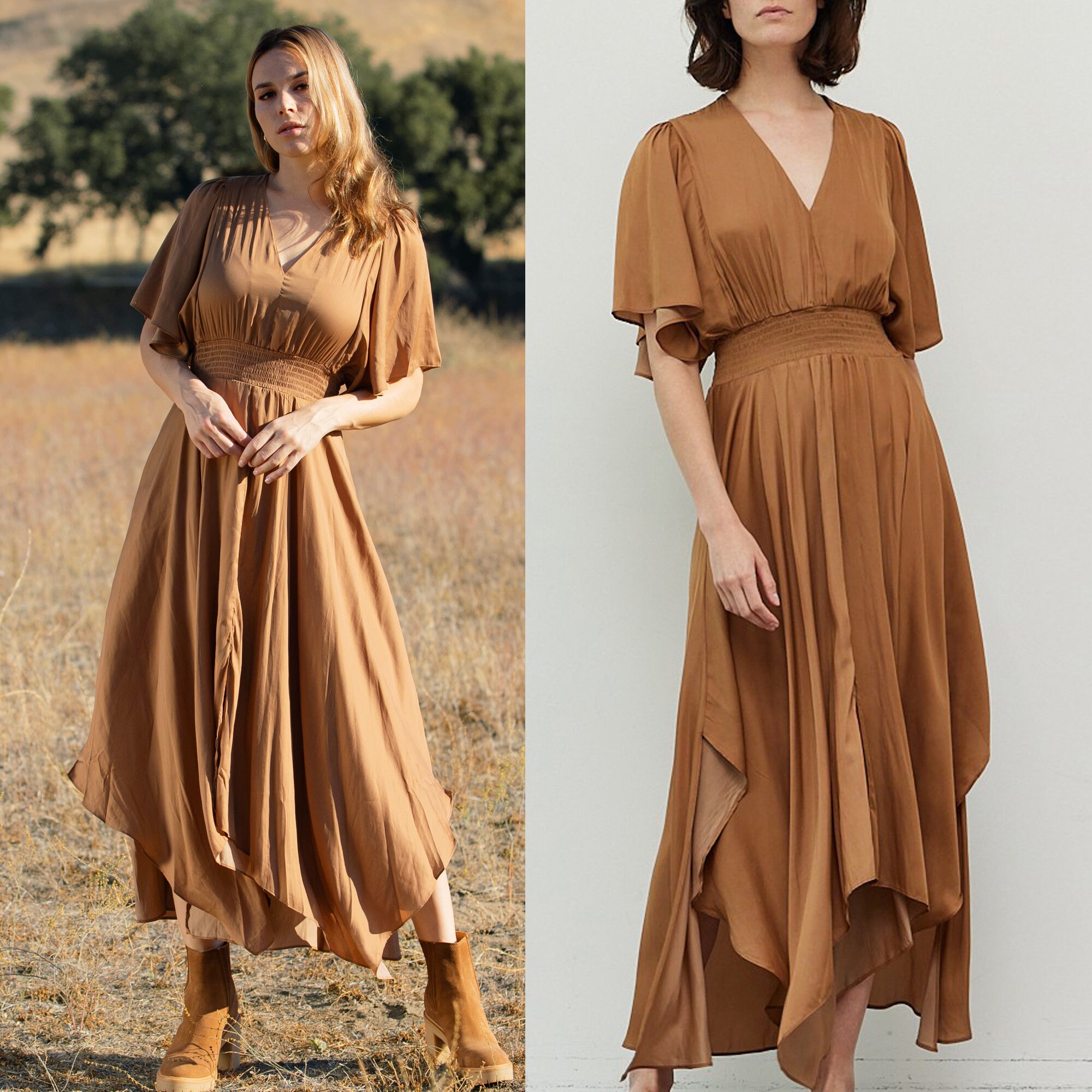 Camel bridesmaid deals dresses