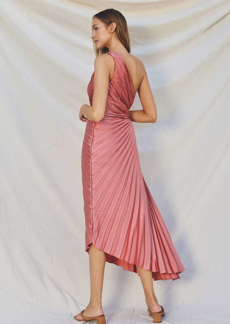 Helena pleated goddess dress, greek dress, event guest dress, golden dress, wedding guest dress, luxury dress, cruise dress, dinner dating, image 10