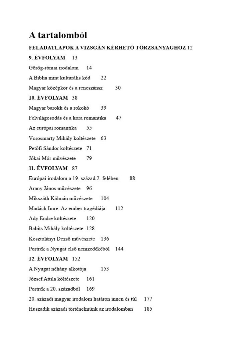 Középszintű magyarérettségi 31 2x66 irodalmi feladatlap megoldással afbeelding 6