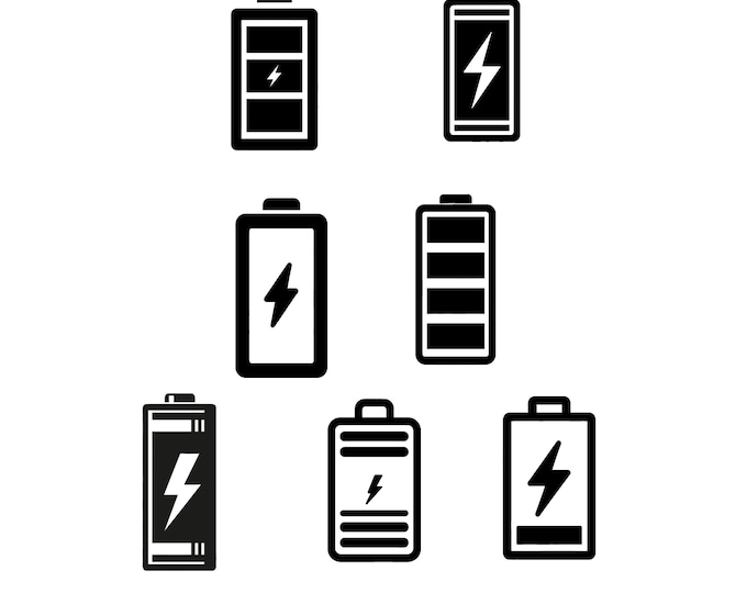 18 Battery SVG Bundle, Battery Vector, Battery Clipart, Battery ...
