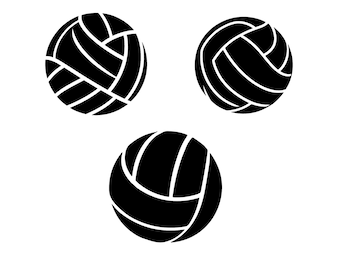 Volleyball SVG Vector Bundle: Sport Silhouette Clipart (Digital Download)