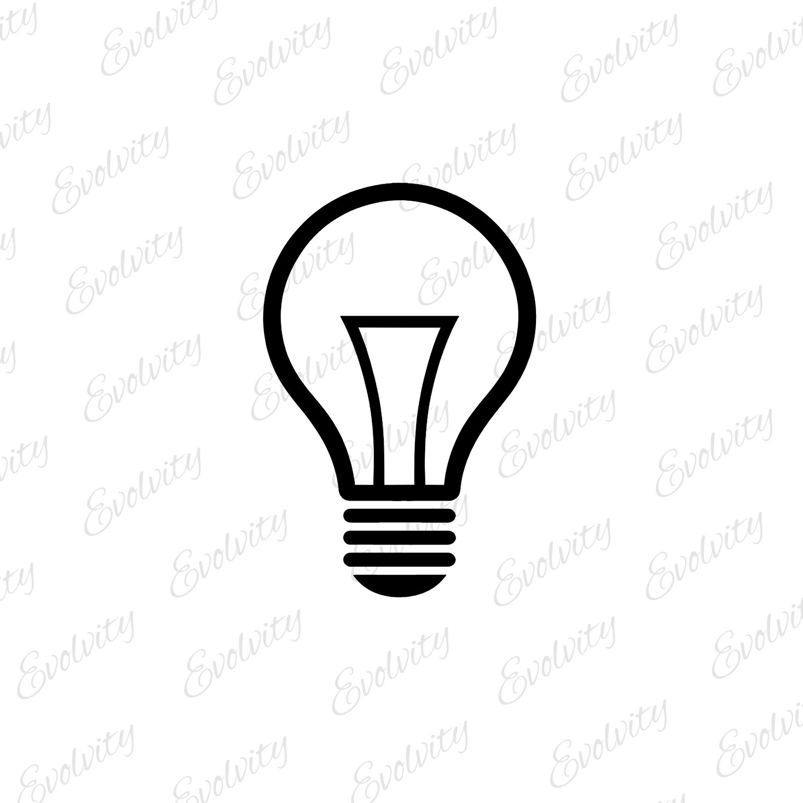 Light Bulb SVG Bundle, 7 Light Bulb Vectors, Lightbulb Clipart, Light