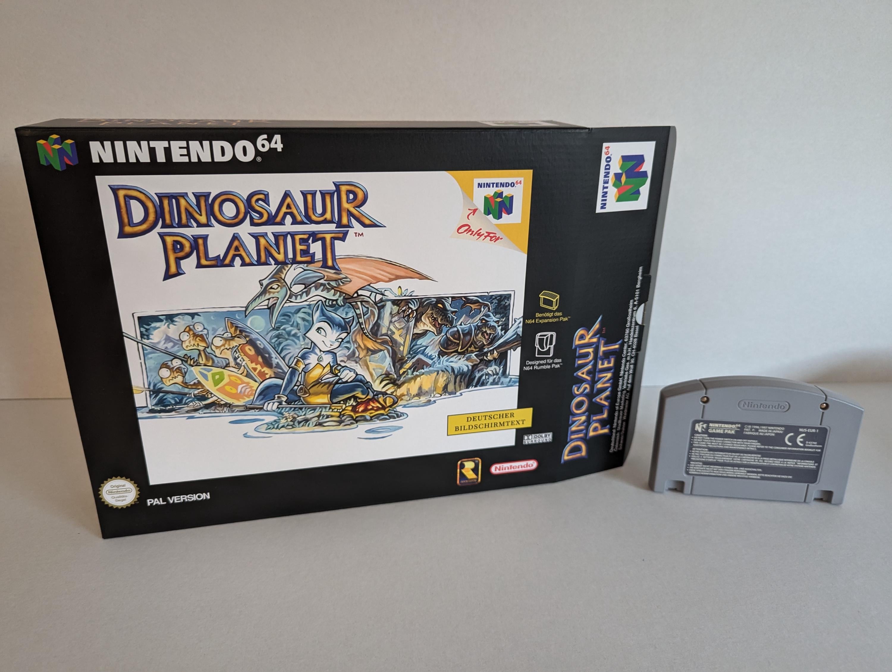 BIG BOX N64 - Dinosaur Planet - Deutsch PAL - Nintendo 64 - Etsy