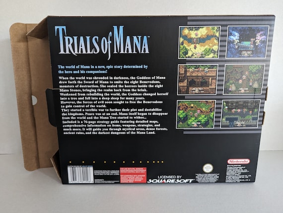 Manaページ BIG BOX - Trials of Mana ENGLISH - Etsy