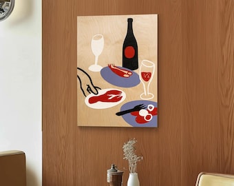 Wooden Wall Art for Cafes, Restaurants & Bars — Fine Dining Moment