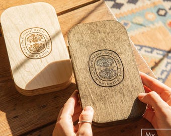 Wood Check Presenter Box: Custom Bill Holder for Restaurant, Cafe & Bar