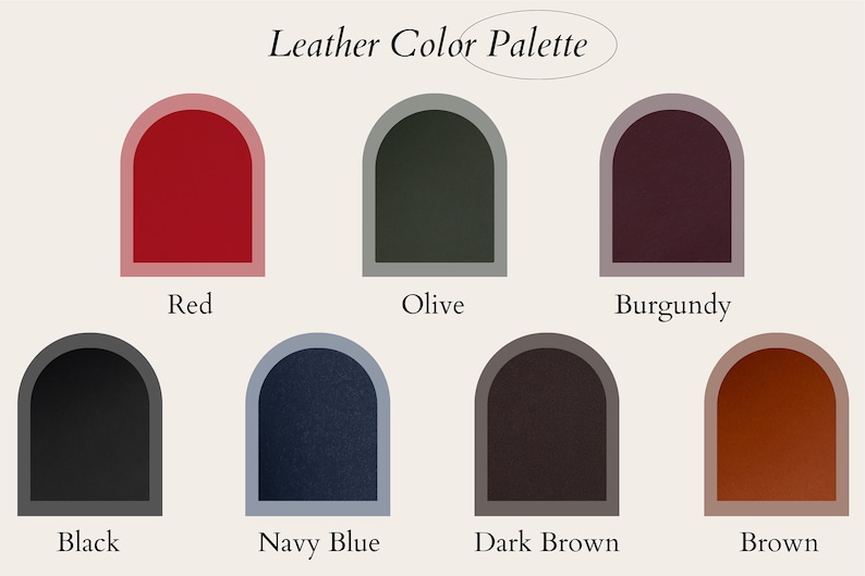 colors of leather